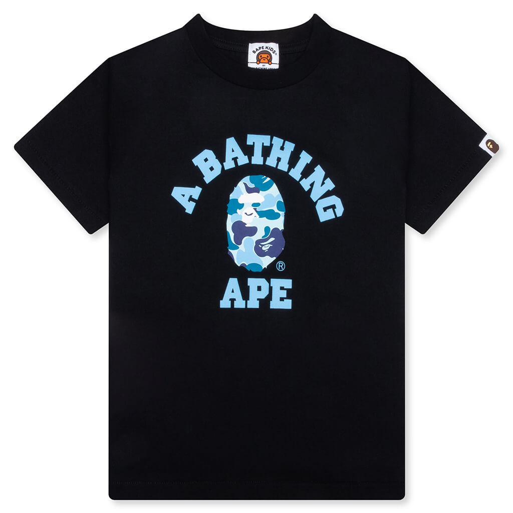 Kid's ABC Camo College Tee - Black/Blue – Feature