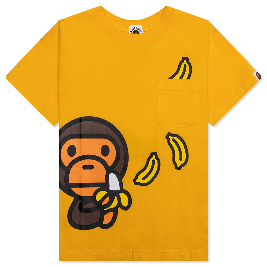 Kid's Baby Milo Banana Pocket Tee - Yellow – Feature