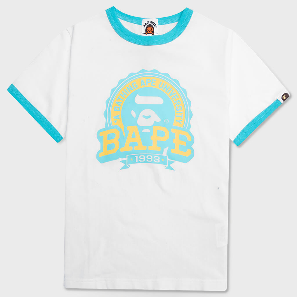 Kid's Bape Emblem Tee - White – Feature
