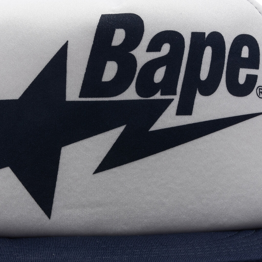 Kid's Bape STA Mesh Cap - Navy – Feature