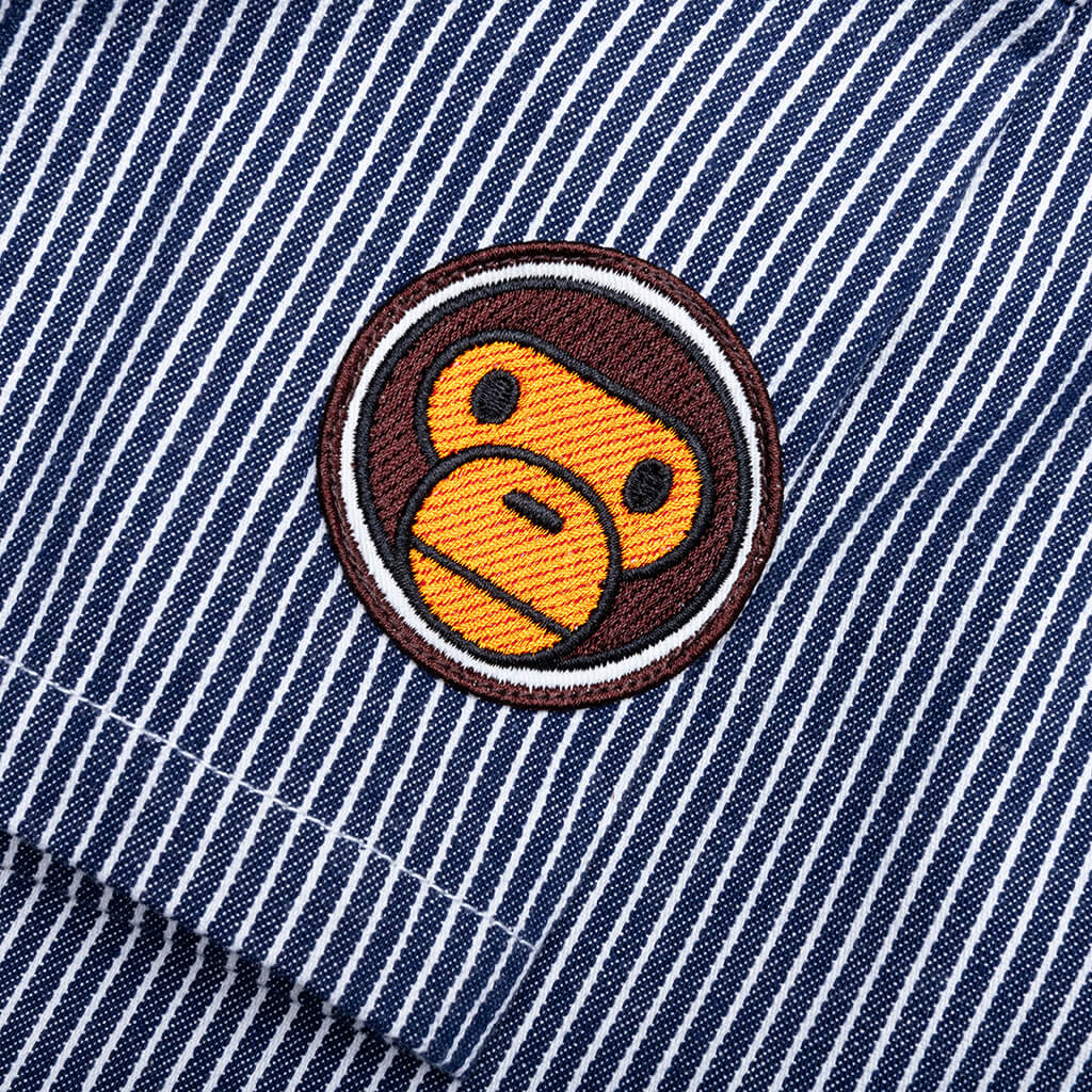 Kid's Hickory Baby Milo Patch S/S Shirt - Navy – Feature