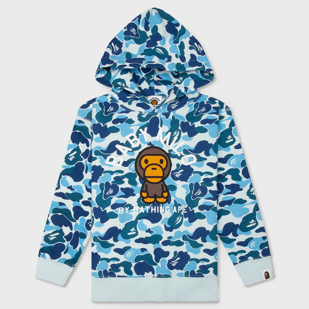 Kids ABC Camo Baby Milo Pullover Hoodie - Blue