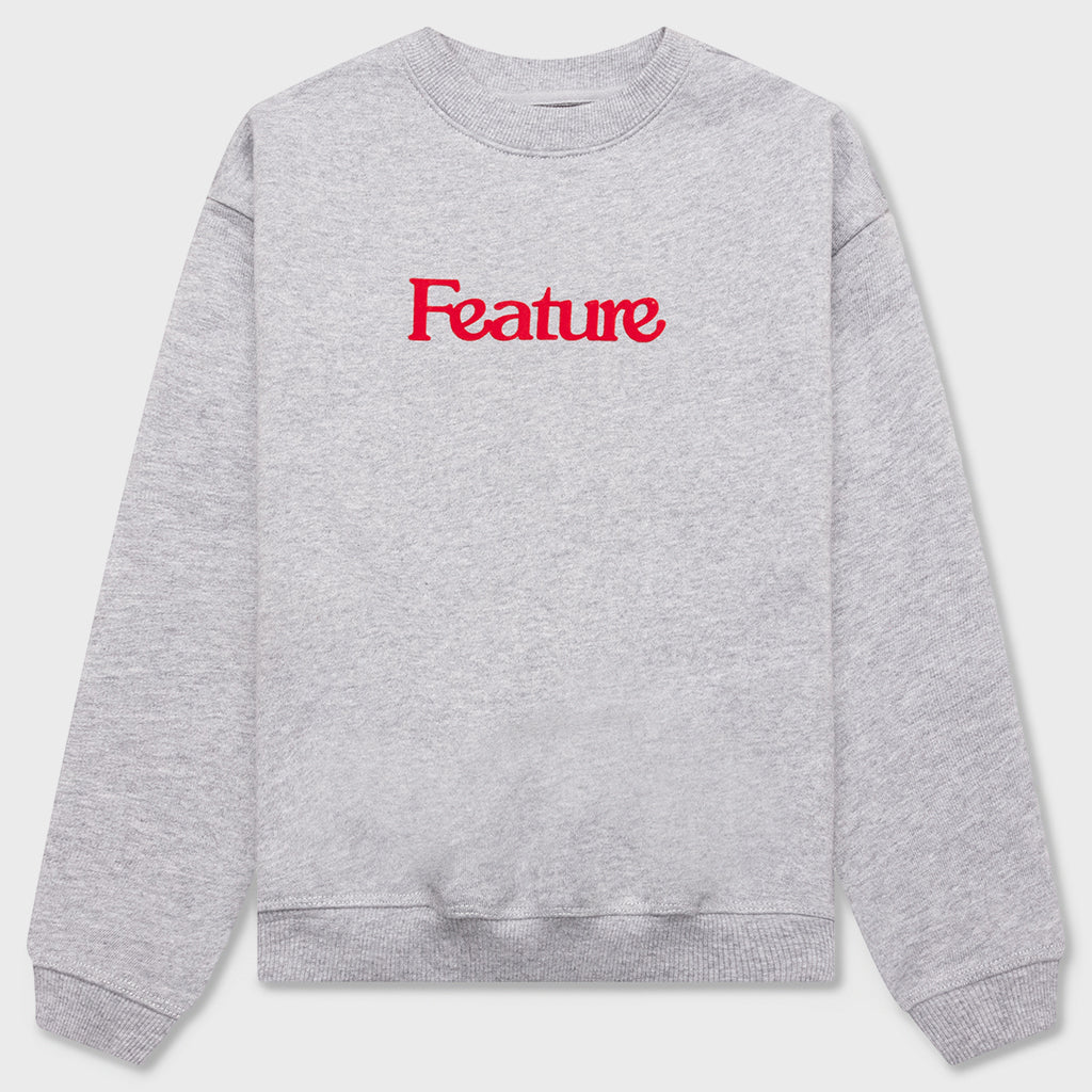 Kids Academy Crewneck - Heather Grey