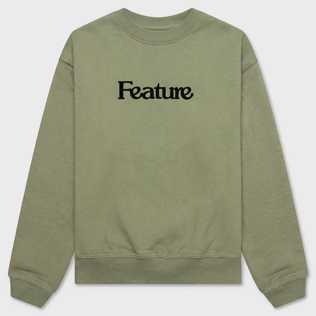 Kids Academy Crewneck - Oil Green