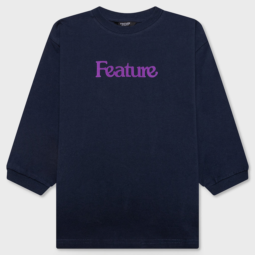 Kids Academy L/S T-Shirt - Navy Blazer