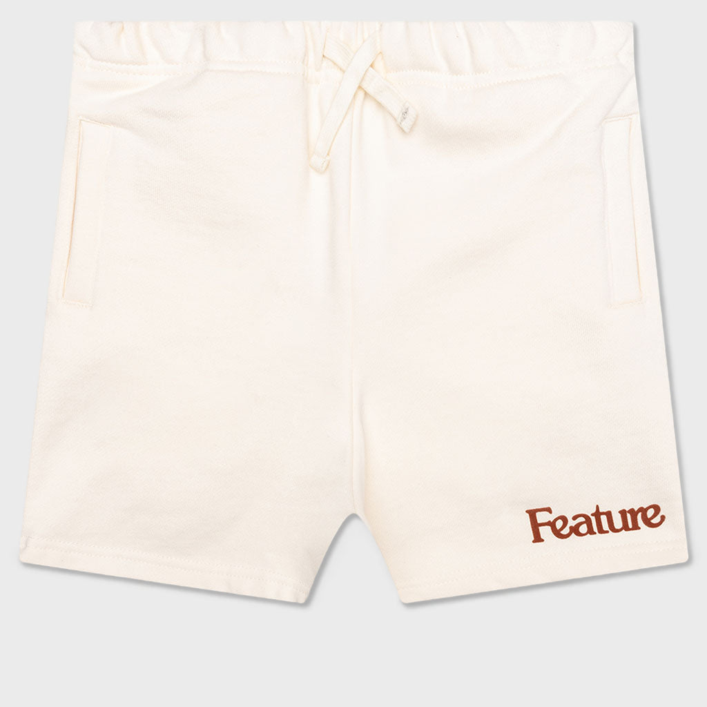 Kids Academy Sweatshorts - Cannoli Cream