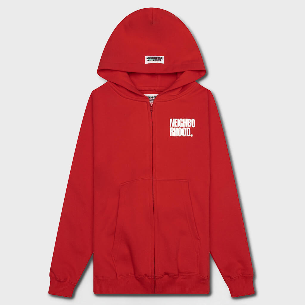Kids OT . Sweat Zip Hoodie LS - Red