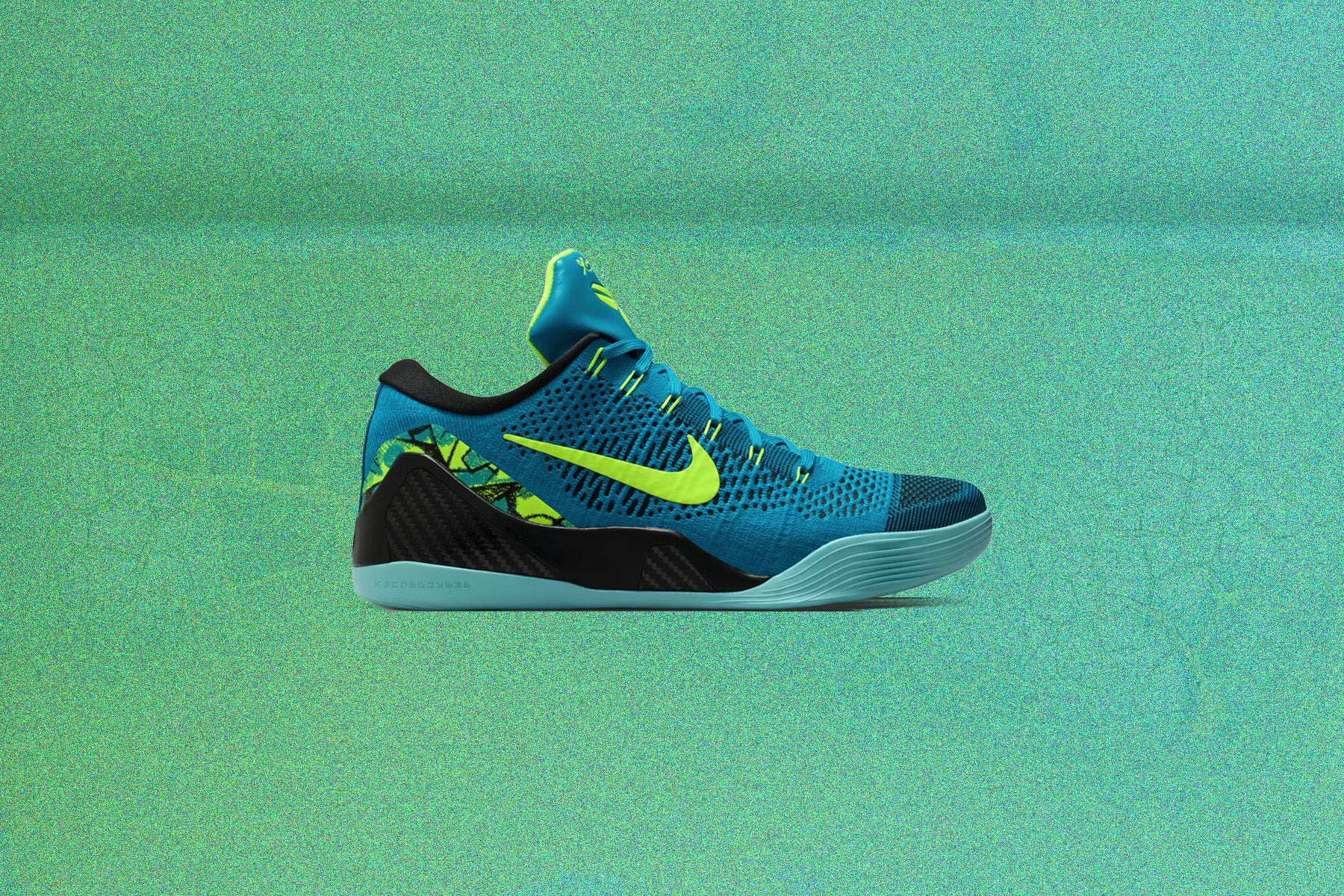 Kobe IX Elite Low Protro 'Perspective' - Neo Turquoise/Volt – Feature