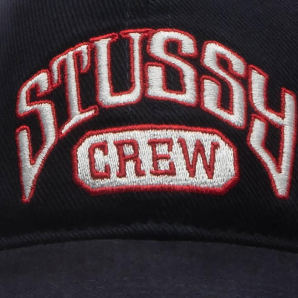 小物 STUSSY logo/monogram MUFFLER navy Crew Cap - Navy – Feature