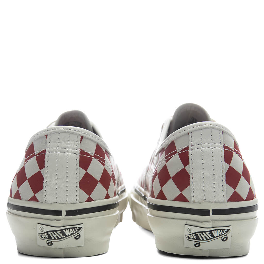 Premium LX Authentic 44 Diamond - Checkerboard Red/Marshmallow