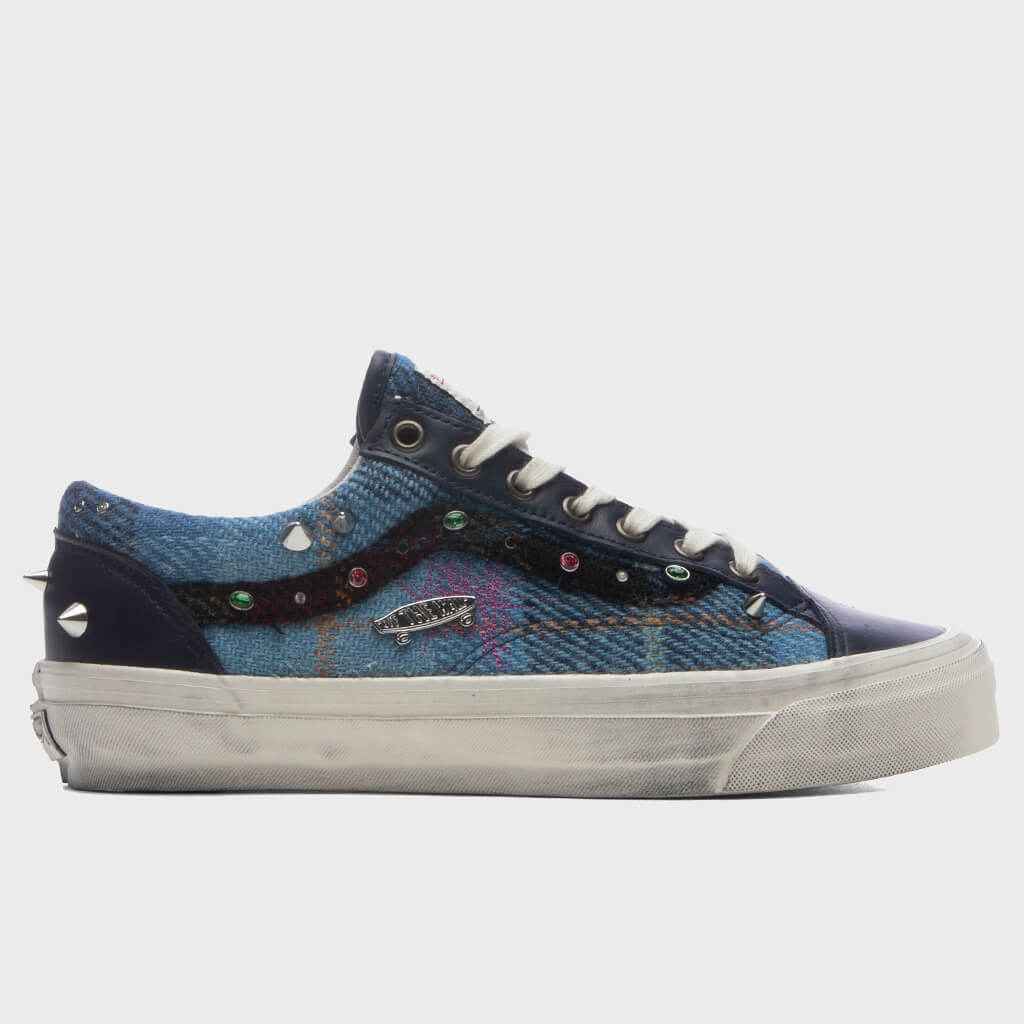 Premium LX Old Skool 36 Harris Tweed - Tweed Navy Blue
