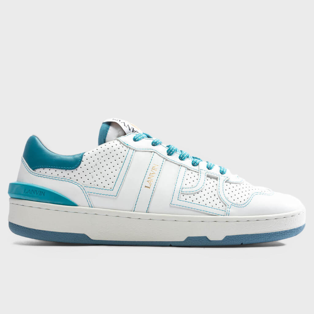 Clay Low Top Sneakers - White/Blue