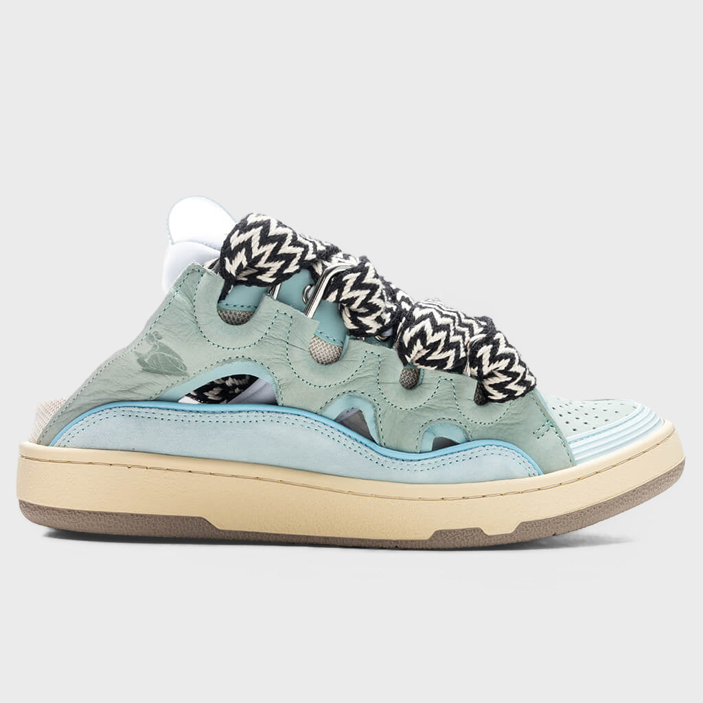 Curb Mules - Pale Blue