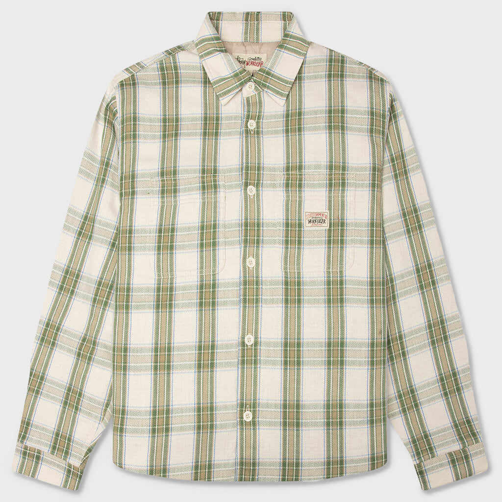 Lau Plaid Shirt - Off White – Feature