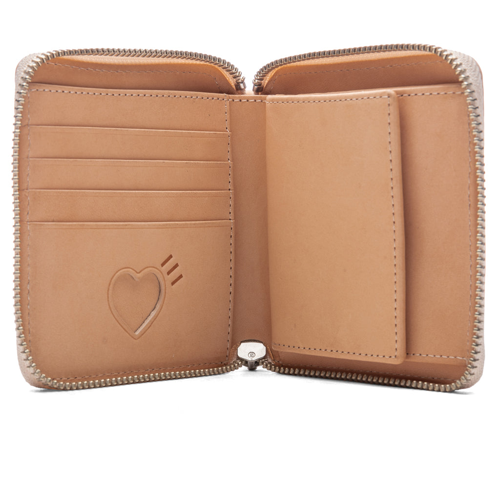 Leather Wallet - Beige – Feature