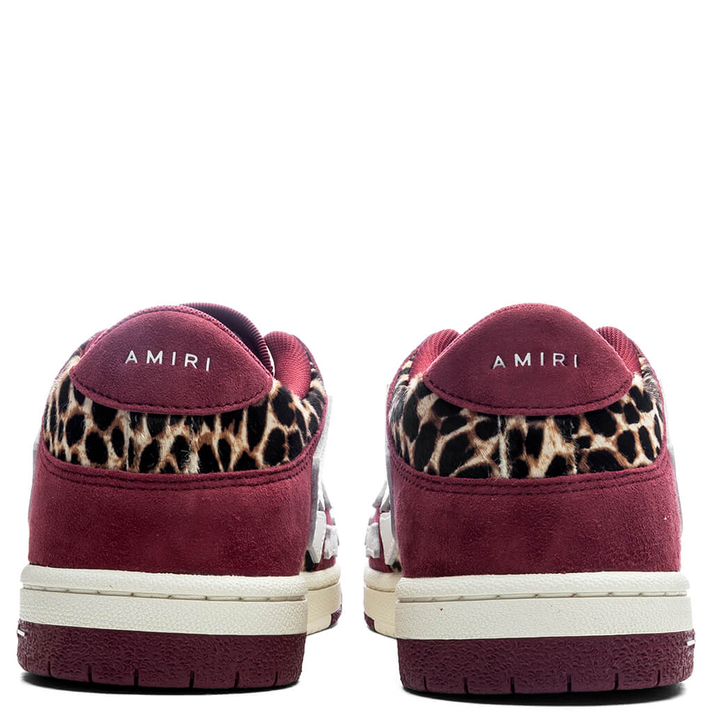 Leopard Skel Top Low - Burgundy – Feature Leopard Skel Top Low - Burgundy – Feature