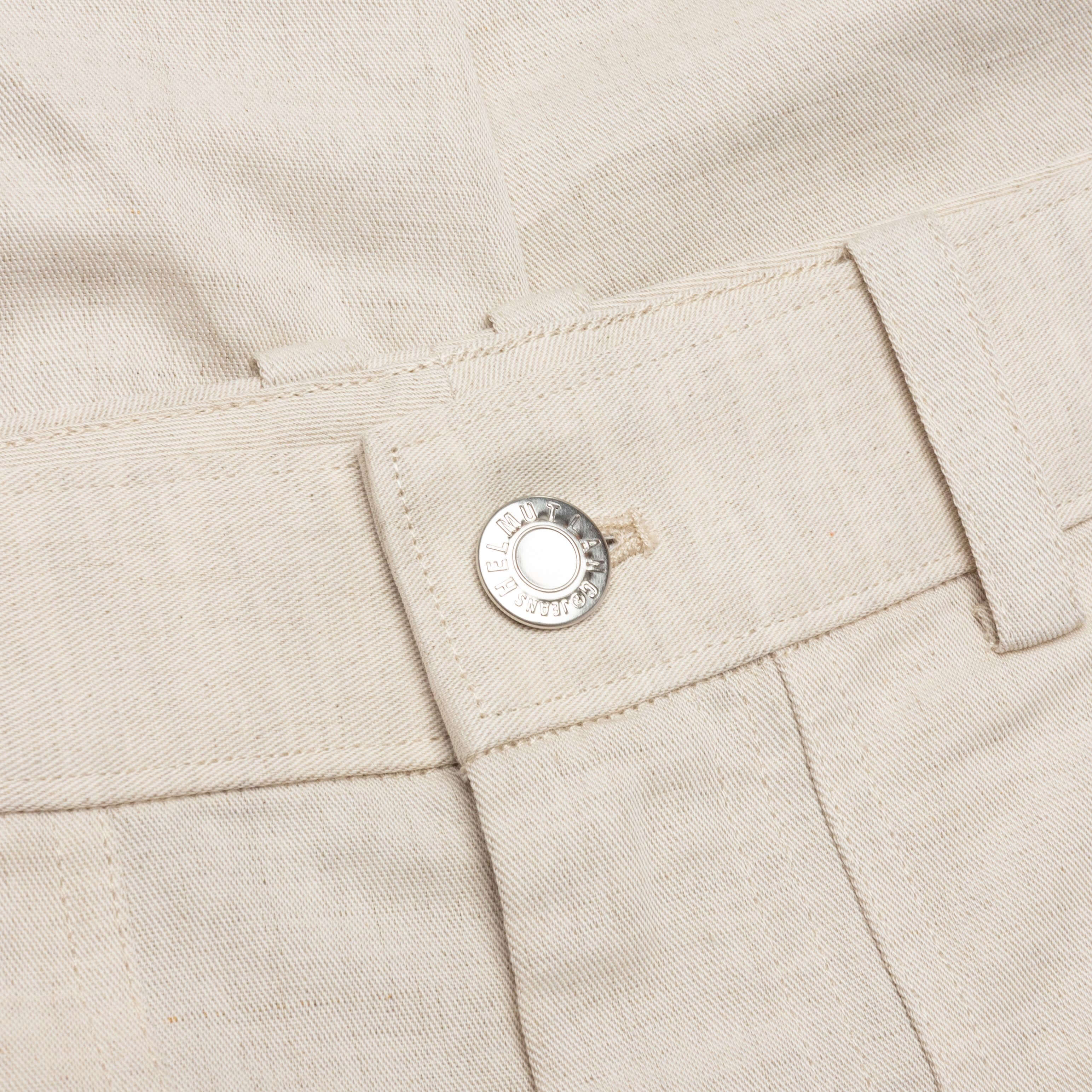 Cotton-Linen Carpenter Pant - Twill/Natural – Feature