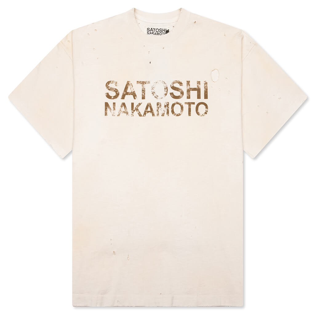Logo Dirt Tee - Dirty White – Feature