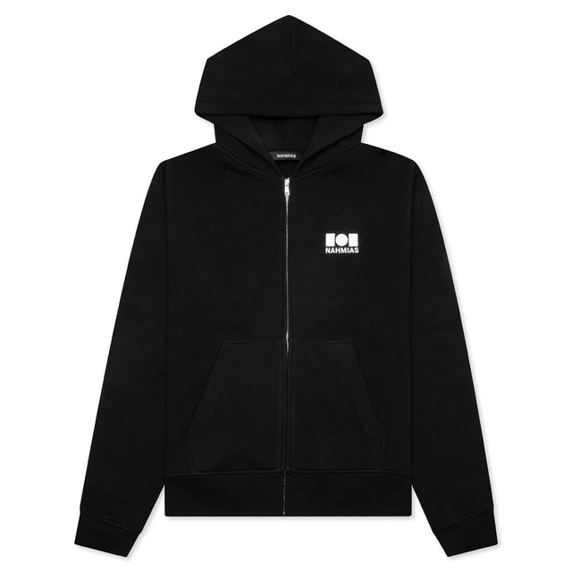 Black Zip Up Logo Sweatshirt main image 0