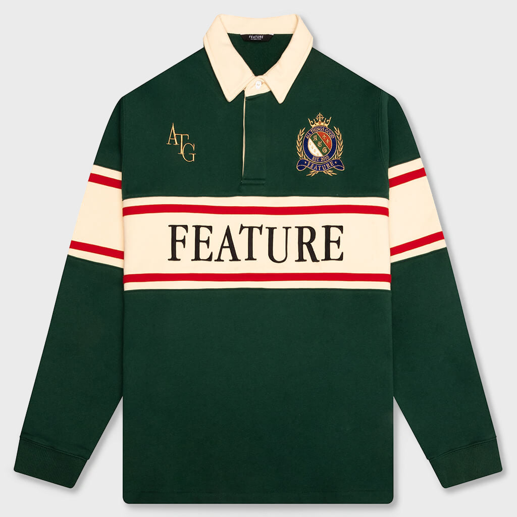 Lomu Rugby Polo - Dark Green