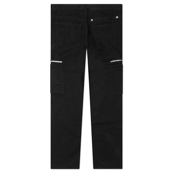 Off-White c/o Virgil Abloh Logo Patches Tech Cotton Cargo Pants in Black  for Men