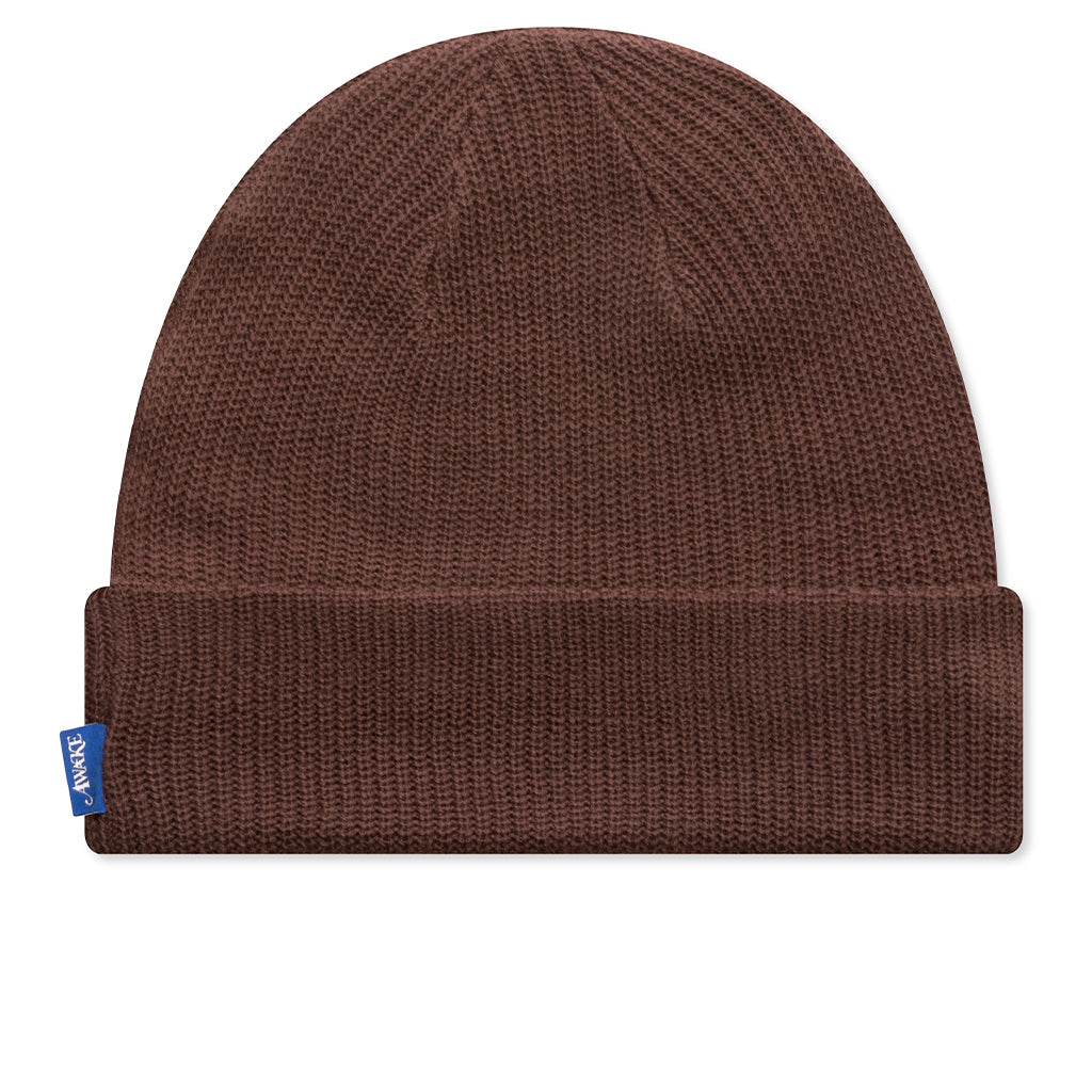 【新品タグ付き】Loose Gauge Beanie (FW25) Loose Gauge Knit Beanie - Brown – Feature