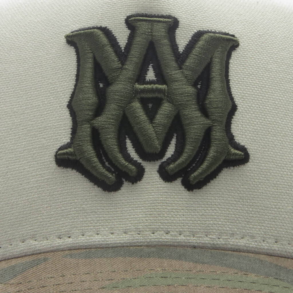 MA Outline Camo Canvas Hat - Alabaster – Feature