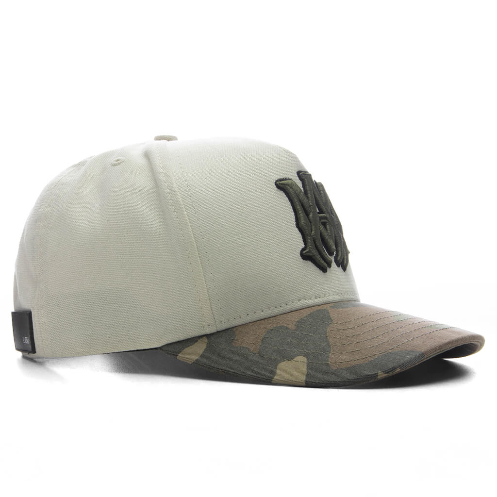 MA Outline Camo Canvas Hat - Alabaster – Feature