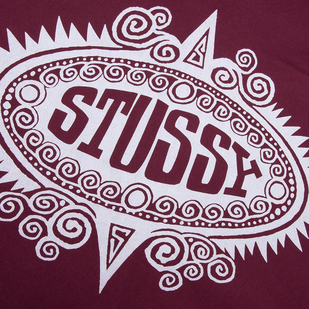 Mantra Zip Hoodie - Burgundy – Feature