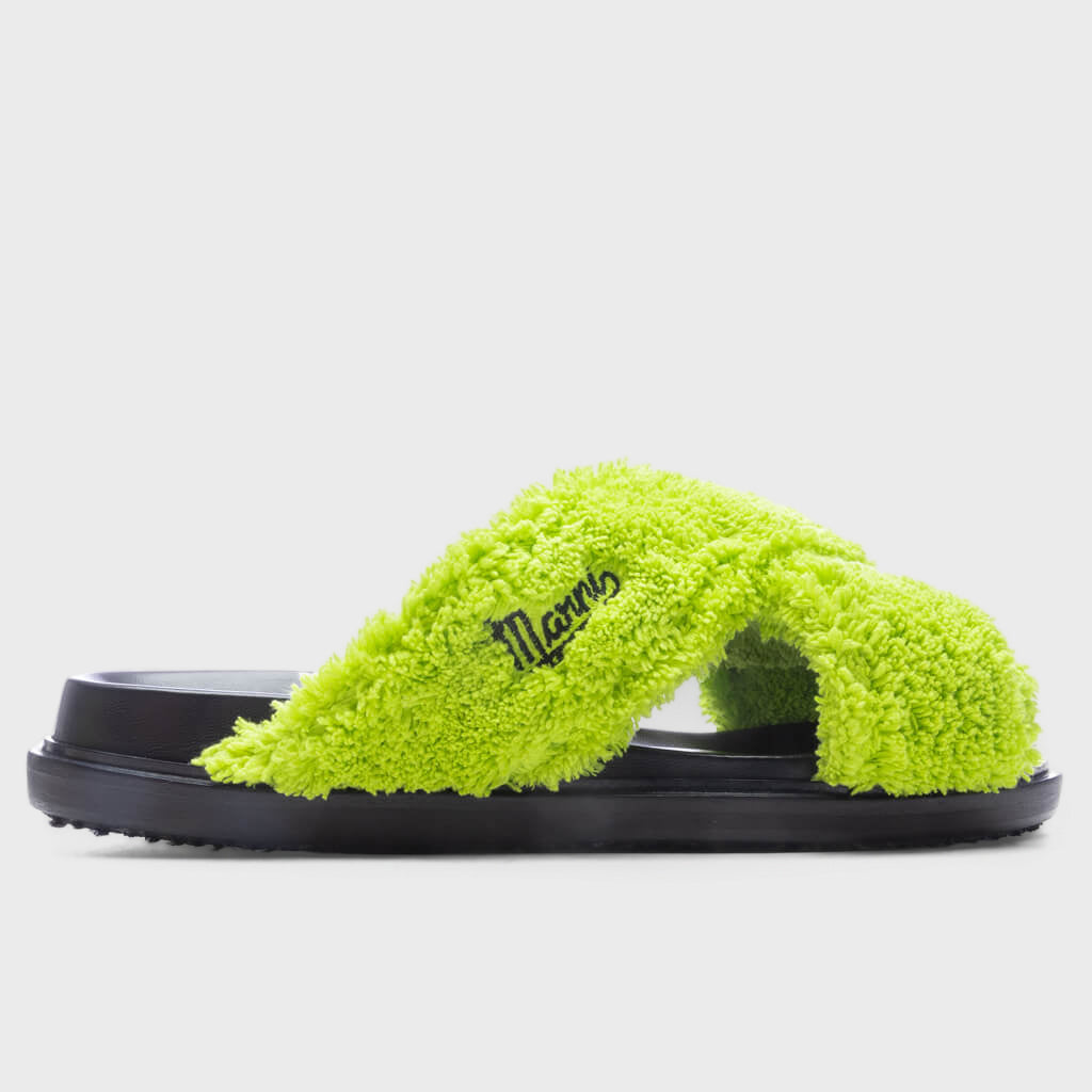 Fussbett Slide Sandal - Lime Green