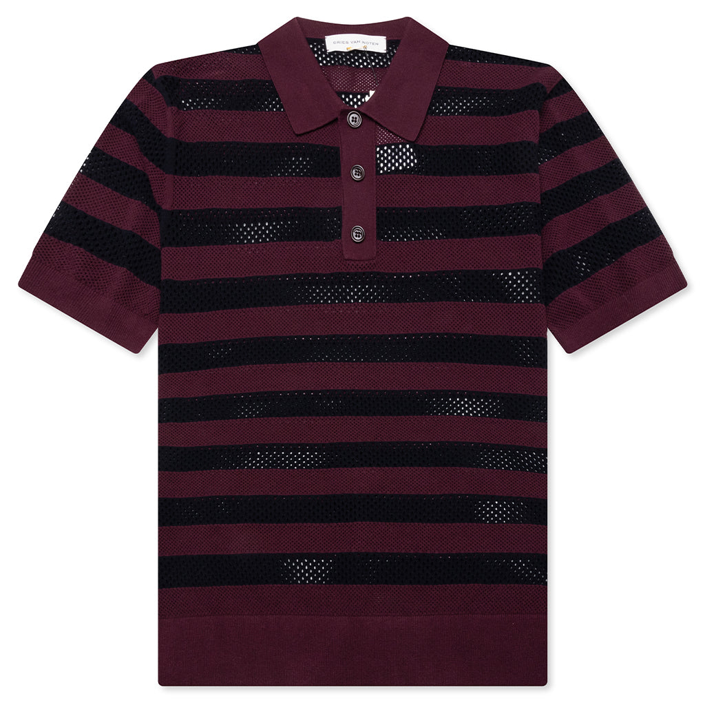 DRIES VAN NOTEN “STRIPE SWEATER POLO” Dries Van Noten Mercy Stripe Polo Sweater | Nordstrom