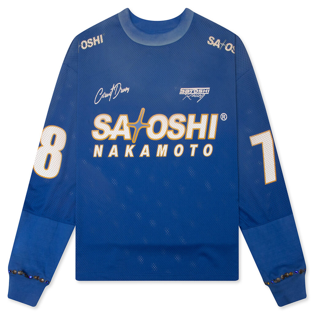 Mesh Moto Jersey - Blue – Feature