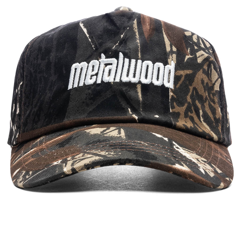 Mathal Hat Metal Logo 5-Panel Hat - Real Leaf Camo – Feature