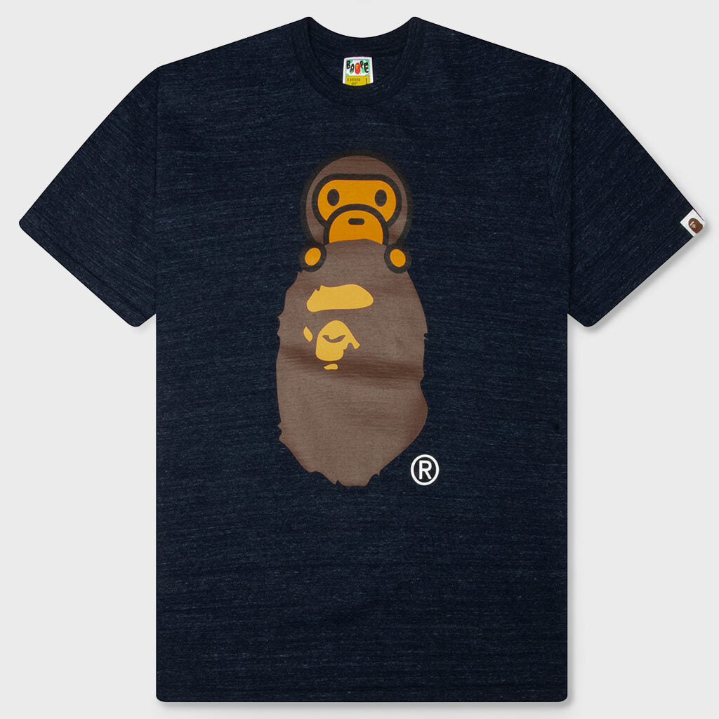 Milo On Ape Head Tee - Navy