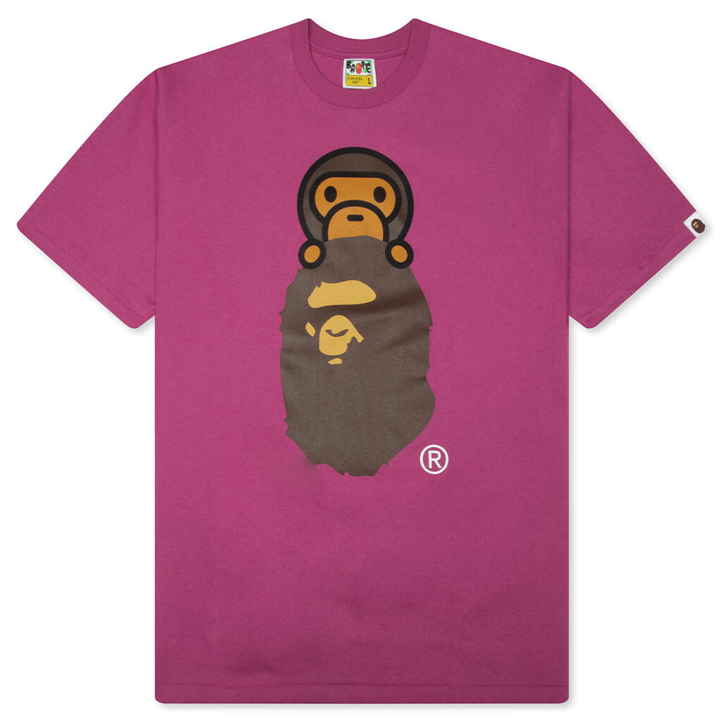トップス Bape Baby Milo On Ape Head Pink Tee130 Milo On Ape Head Tee - Pink – Feature