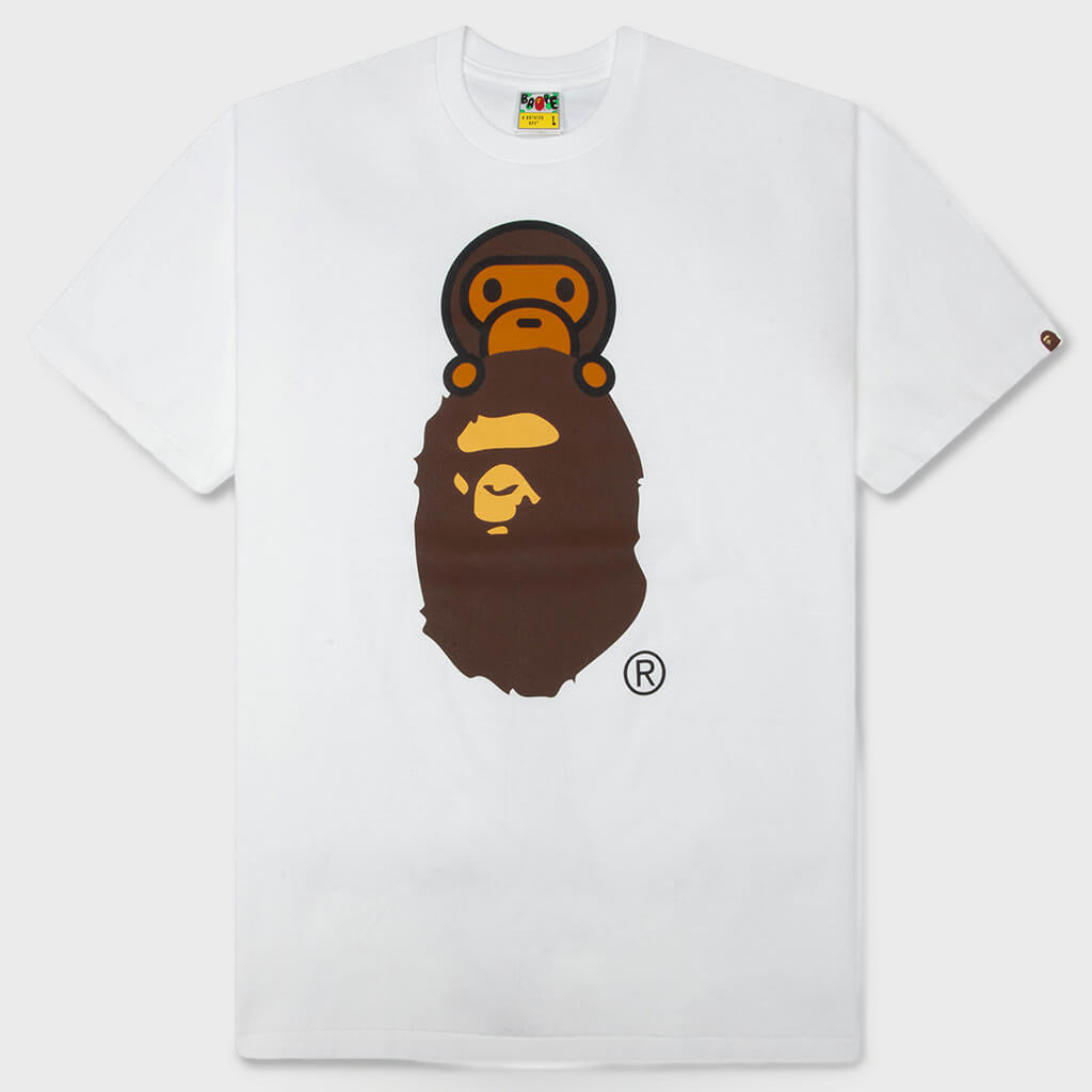 Milo On Ape Head Tee - White
