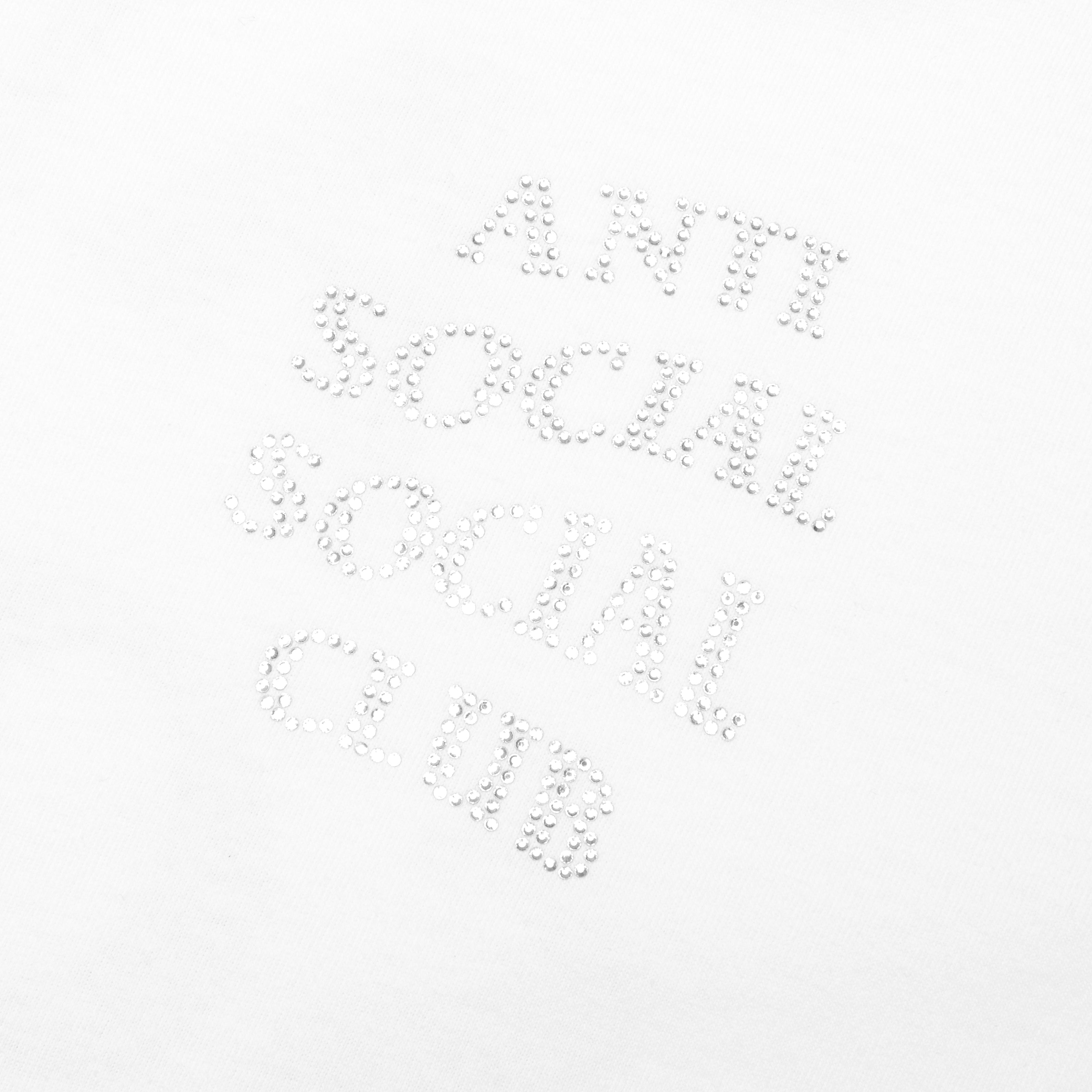 Mind Games Rhinestone Tee - White – Feature