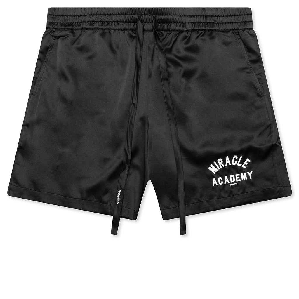 ナミアス NAHMIAS  Miracle Academy ショートパンツ M Miracle Academy Silk Shorts - Black – Feature
