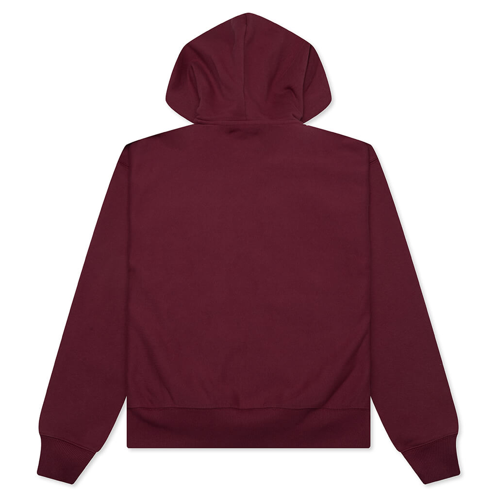 Mirror Zip Hoodie - Wine – Feature