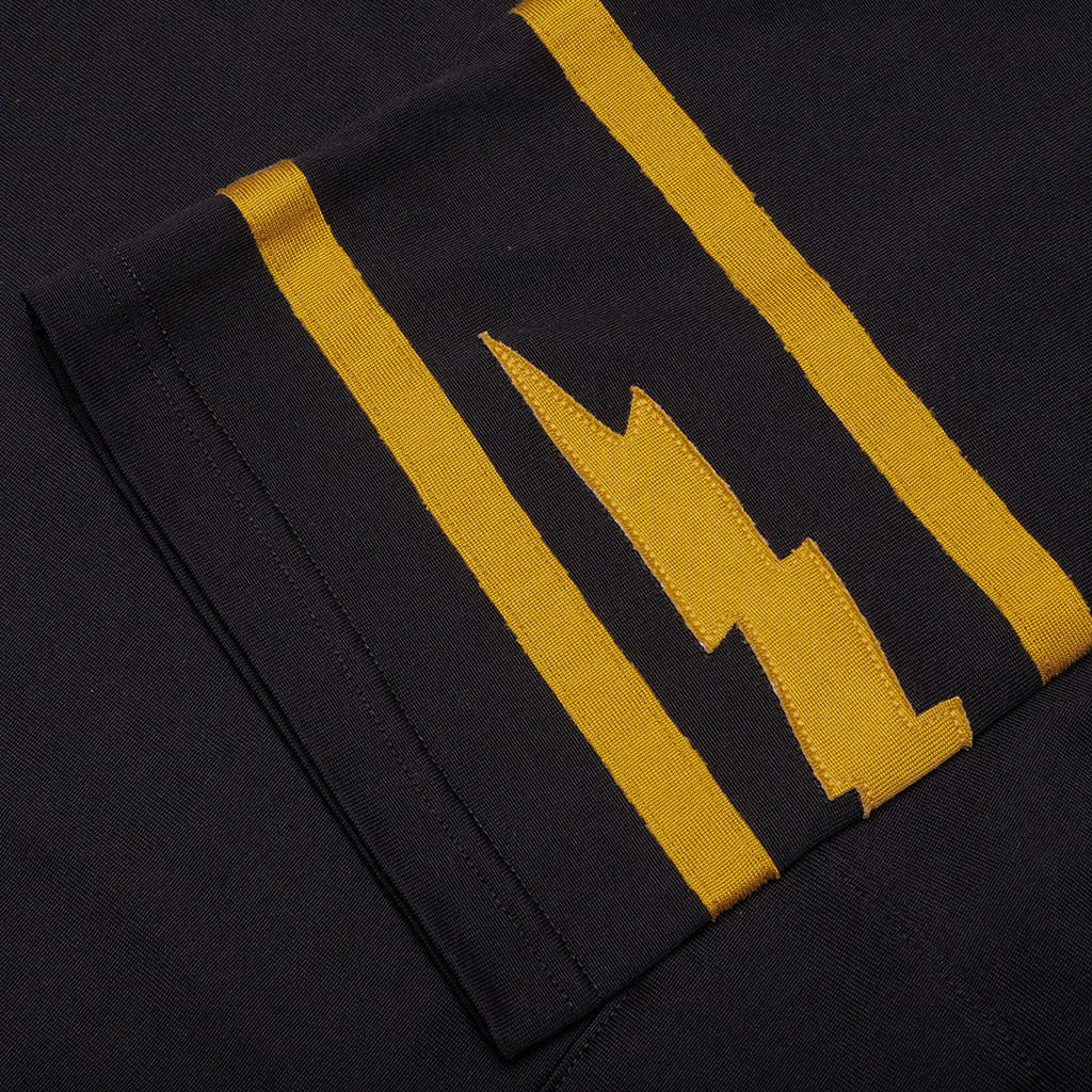 Monaco Football Jersey - Vintage Black/Yellow – Feature