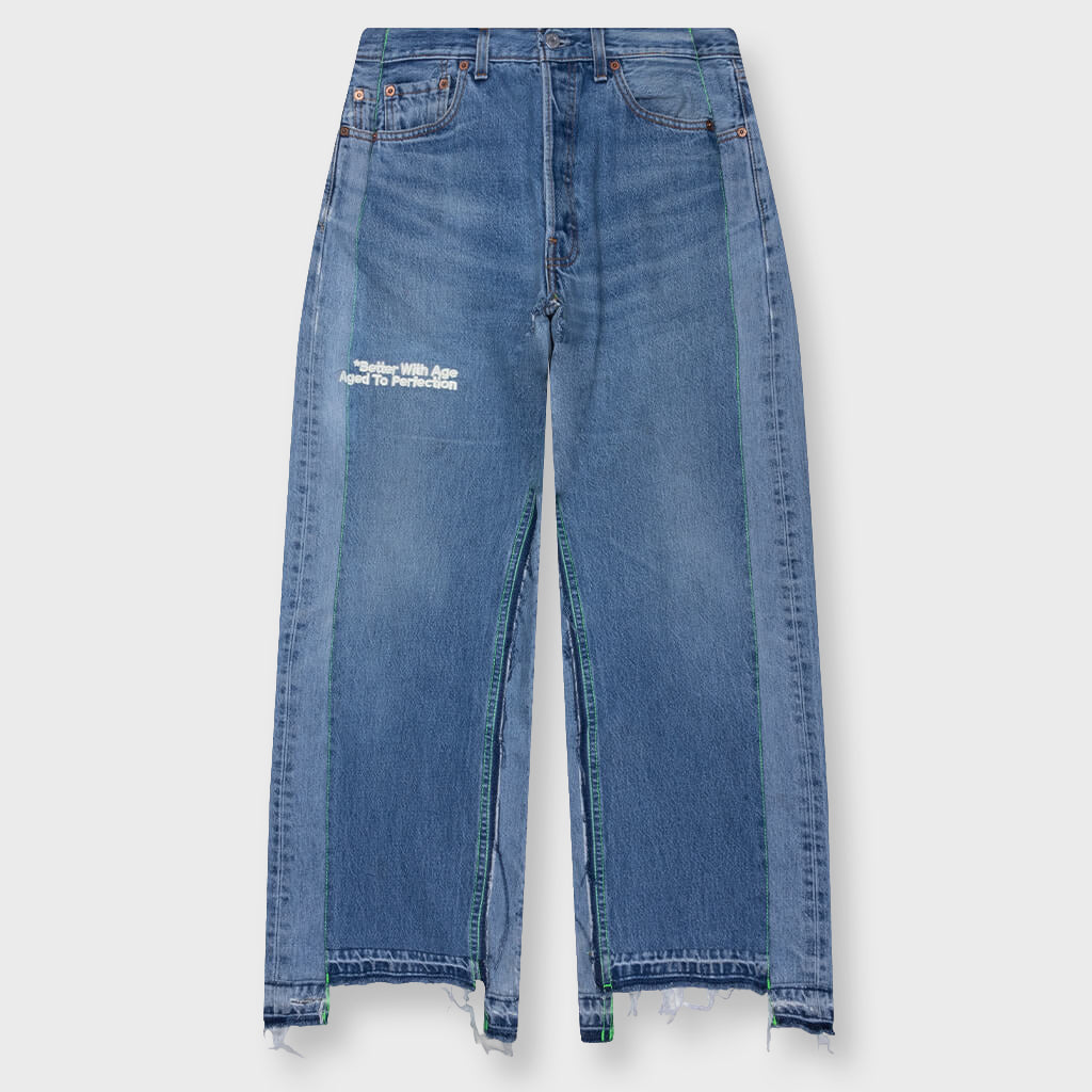 Monroe Triple Wide Denim Trouser - Indigo