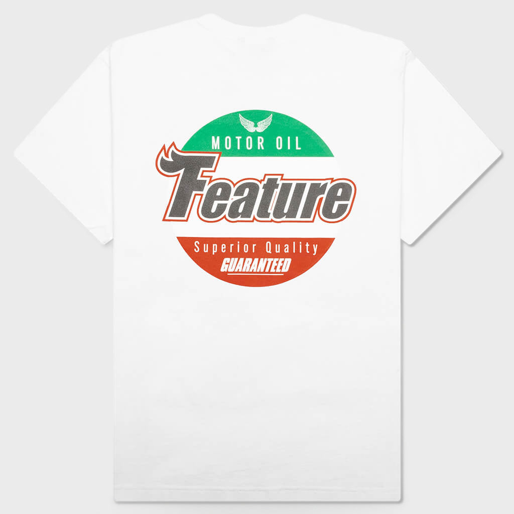 Motor Oil Tee - White