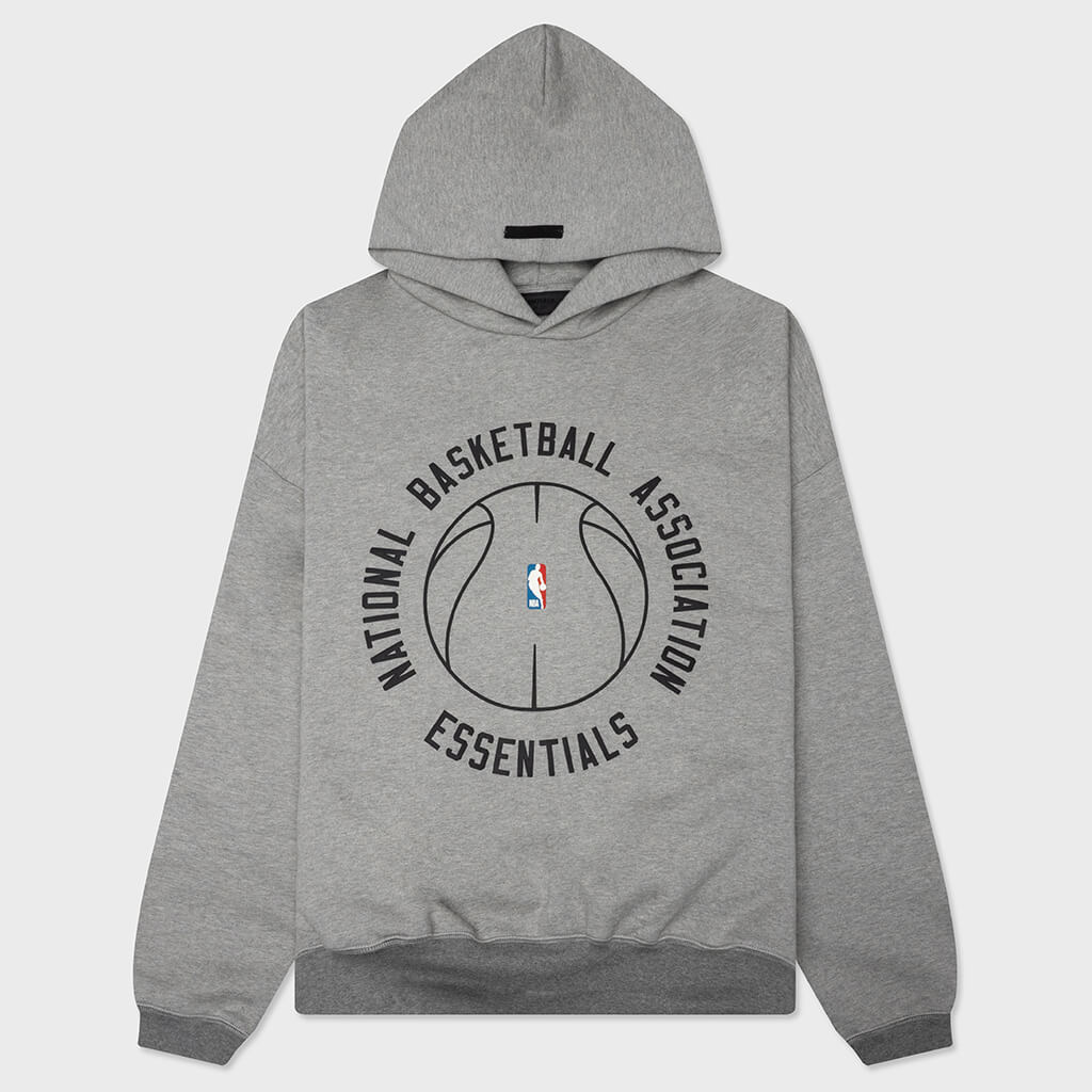 90s Hoodie - Concrete Heather/Dark Heather Rib