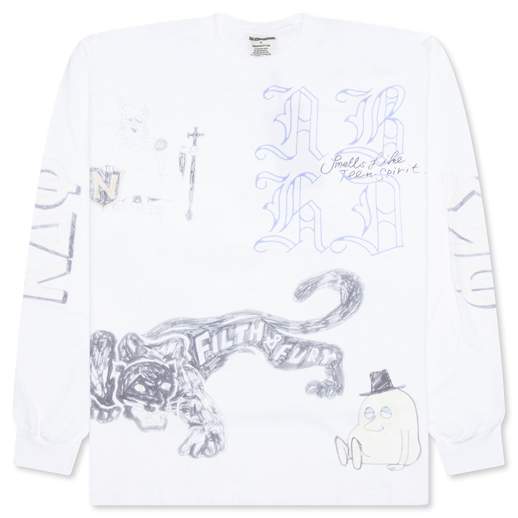 NH L/S Tee 9 - White – Feature