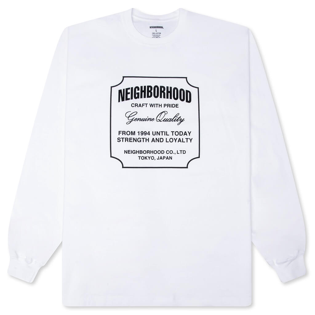 NH. Tee L/S 08 - White – Feature