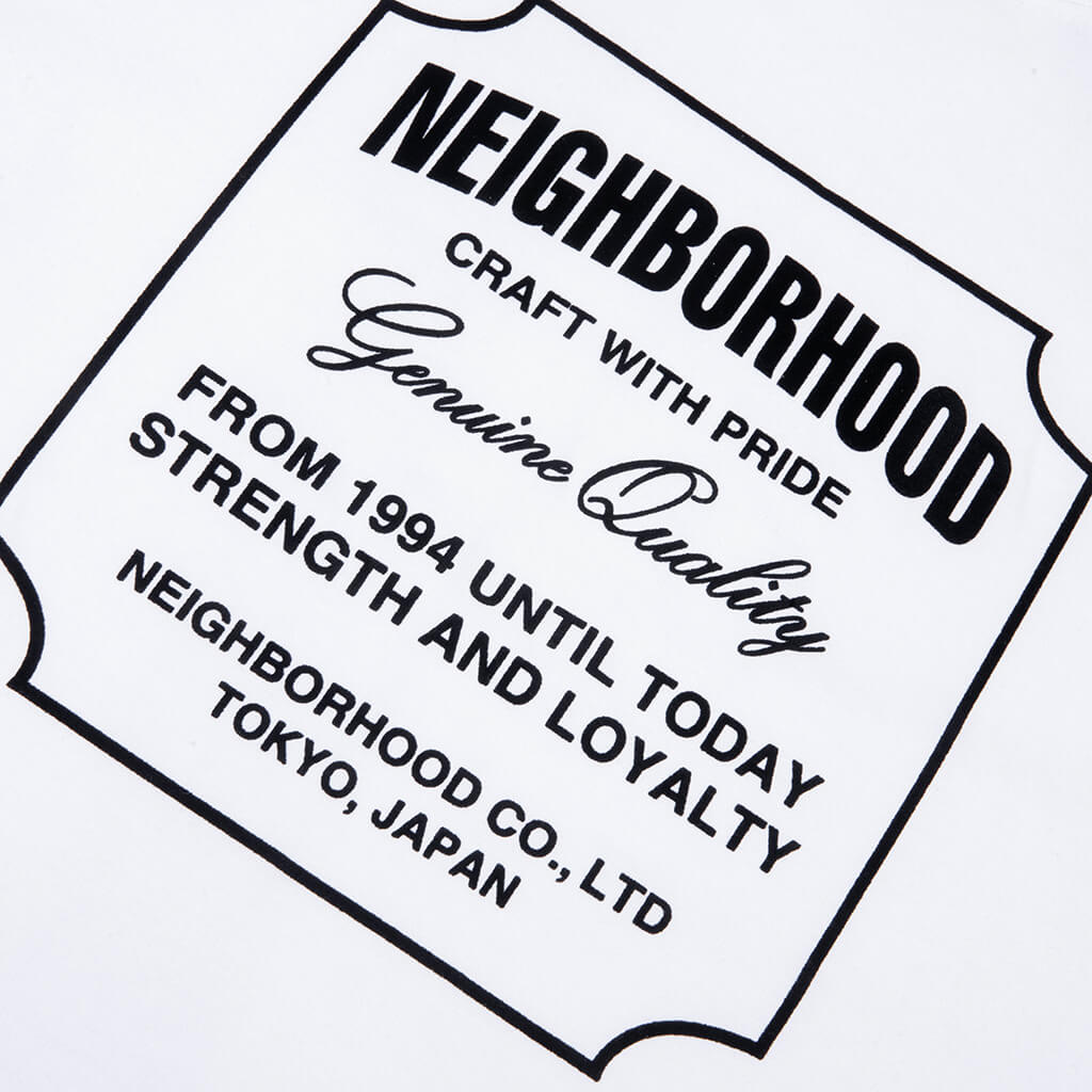 NH. Tee L/S 08 - White – Feature