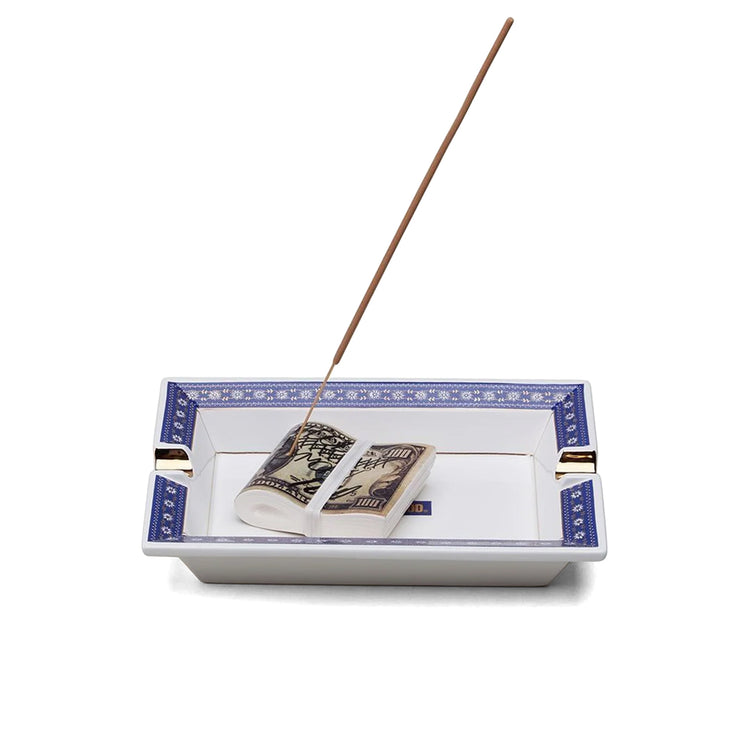 Square Incense Tray - Navy – Feature