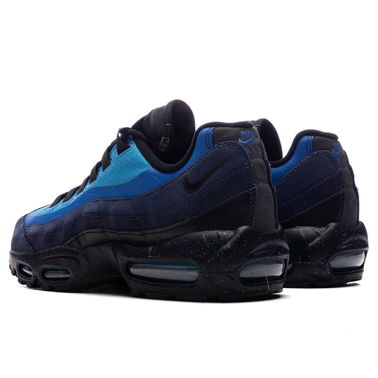 NIke x Stash Air Max 95 - Obsidian/Black/Harbor Blue – Feature