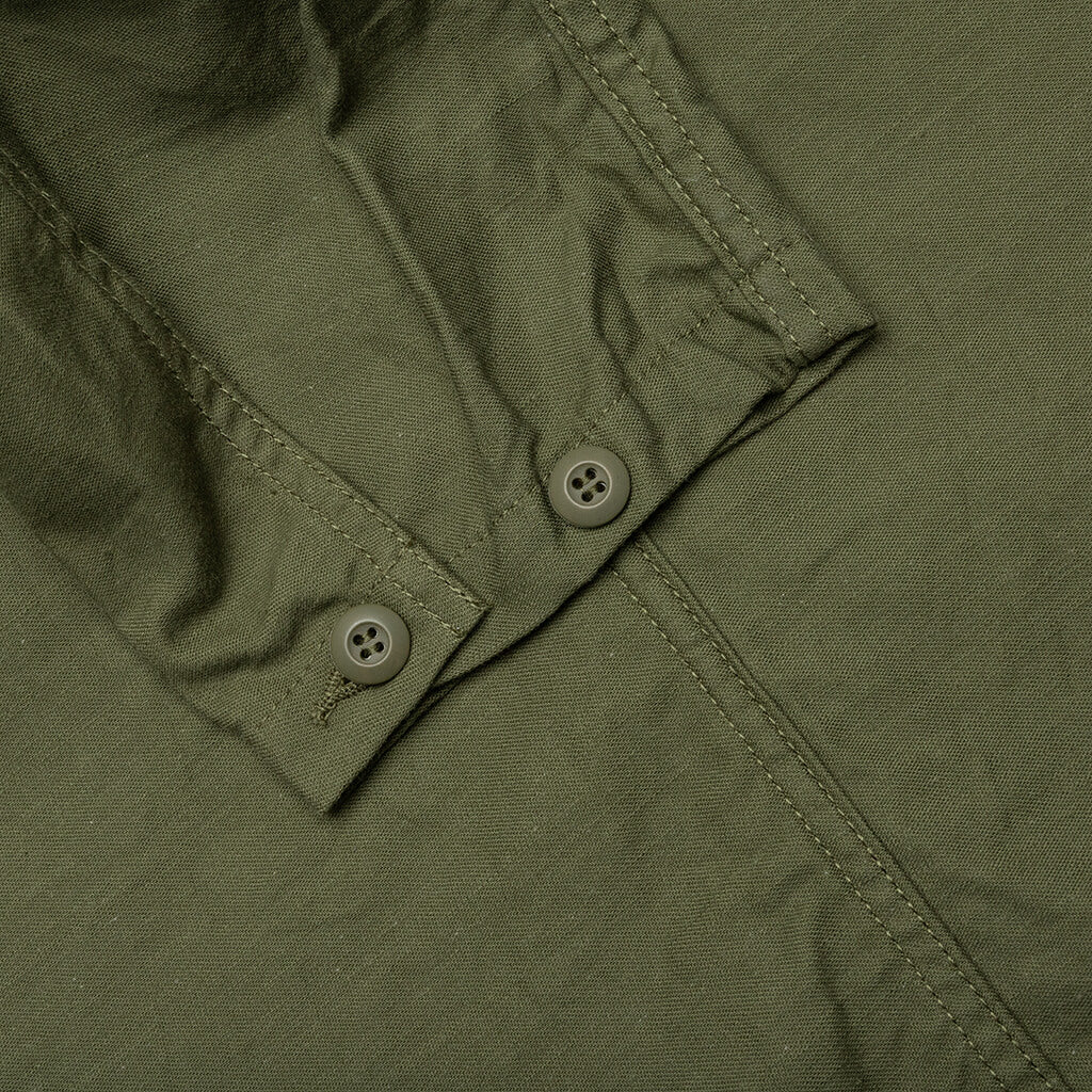 D.N. Coverall Back Sateen - Olive – Feature