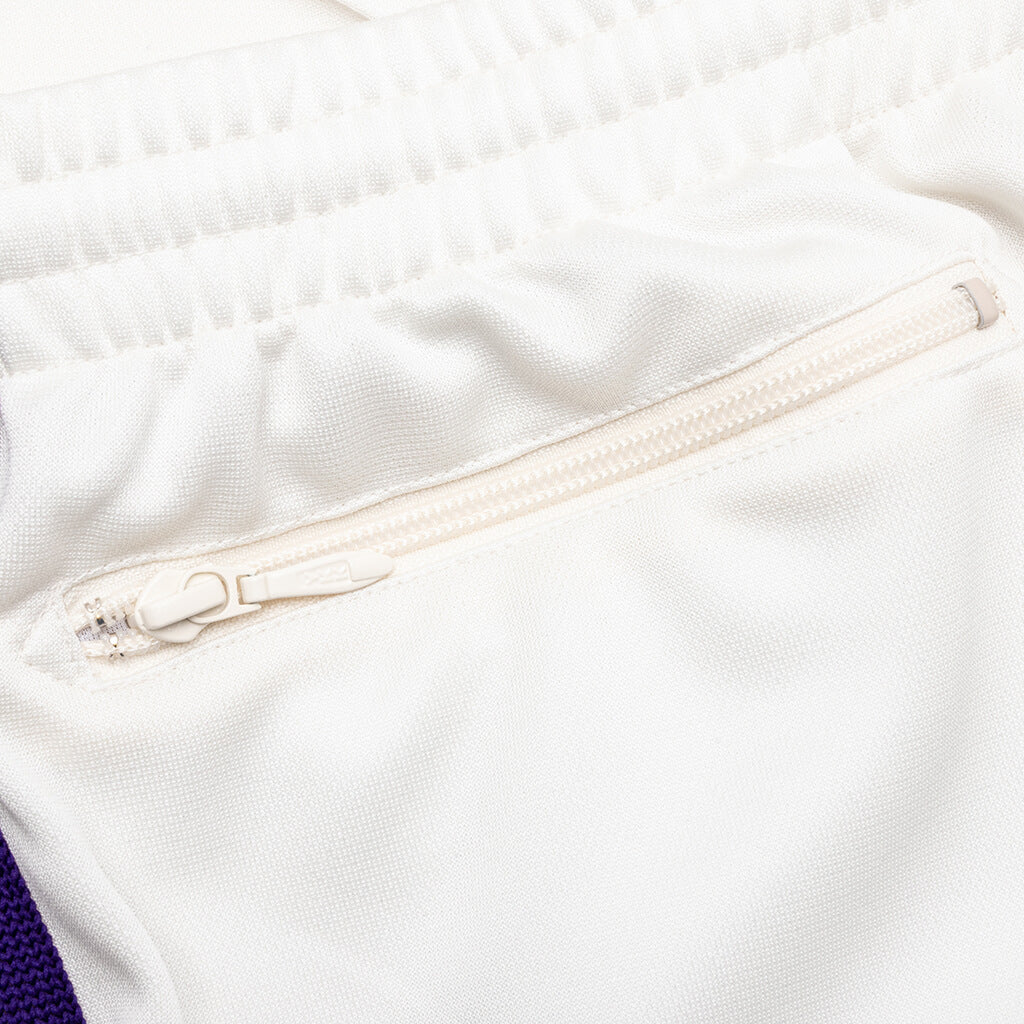 Narrow Track Pant Poly Smooth - Ice White – Feature